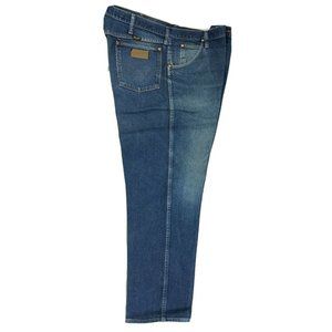 Vintage Starched Wrangler Mens Jeans Denim 40x30 Made in USA